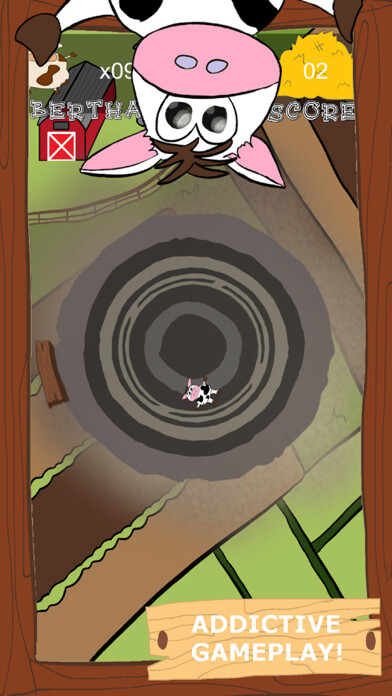 Emulate iPhone app Cownado! using MyAndroid