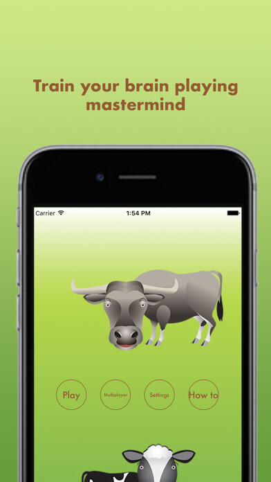 Emulate iPhone app Cows&Bulls light. using MyAndroid Emulate iPhone app Cows&Bulls light. using MyAndroid