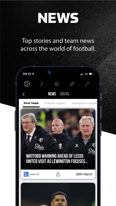 Emulate iPhone app COYHorns - Live Scores & News using MyAndroid