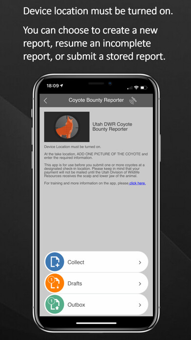 Run android online APK Coyote Bounty Reporter from MyAndroid or emulate Coyote Bounty Reporter using MyAndroid