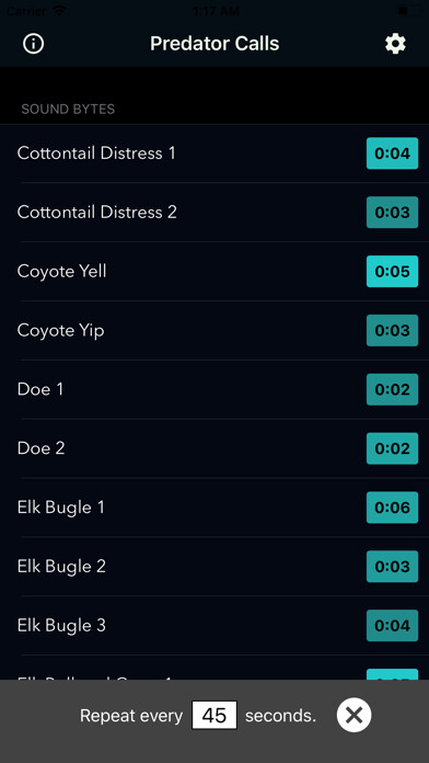 Emulate iPhone app Coyote Calls & Predator Sounds using MyAndroid Emulate iPhone app Coyote Calls & Predator Sounds using MyAndroid
