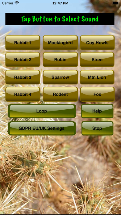 Emulate iPhone app Coyote& Predator Hunting Calls using MyAndroid Emulate iPhone app Coyote& Predator Hunting Calls using MyAndroid
