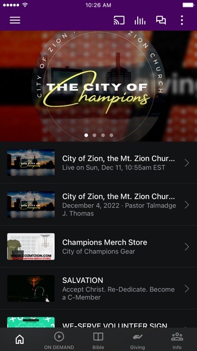 Emulate iPhone app COZ - City of Zion using MyAndroid Emulate iPhone app COZ - City of Zion using MyAndroid