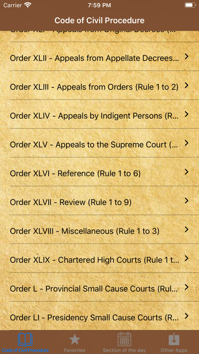 Emulate iPhone app CPC 1908 Civil Procedure Code using MyAndroid Emulate iPhone app CPC 1908 Civil Procedure Code using MyAndroid