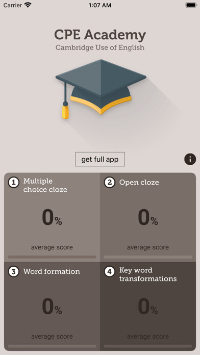 Emulate iPhone app CPE Academy (Cambridge C2) using MyAndroid