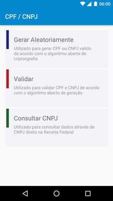 Emulate Android APK CPF / CNPJ