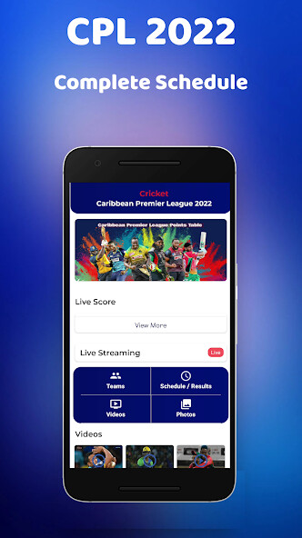 Run android online APK CPL T20  2022 from MyAndroid or emulate CPL T20  2022 using MyAndroid