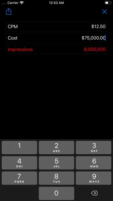 Emulate iPhone app CPM Calc using MyAndroid Emulate iPhone app CPM Calc using MyAndroid