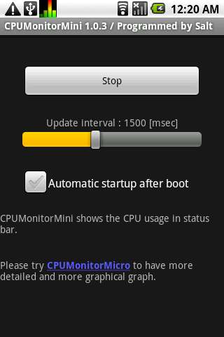Emulate Android APK CPU Monitor Mini Emulate Android APK CPU Monitor Mini