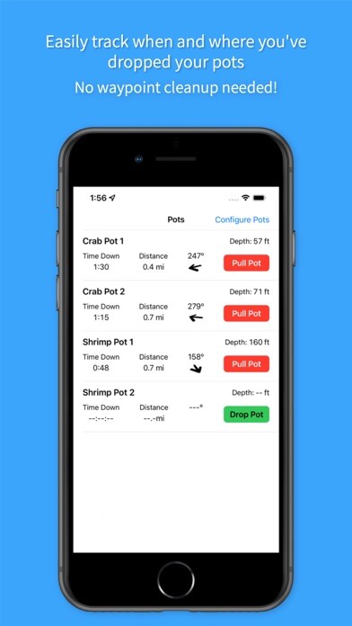 Emulate iPhone app Crab and Shrimp Pot Tracker using MyAndroid Emulate iPhone app Crab and Shrimp Pot Tracker using MyAndroid