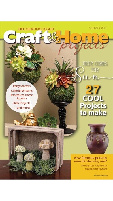 Emulate iPhone app Craft & Home Projects Magazine using MyAndroid