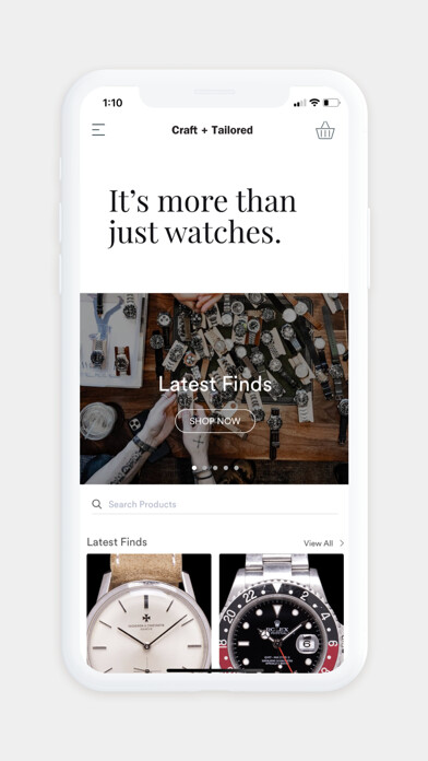 Emulate iPhone app Craft & Tailored using MyAndroid