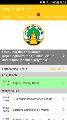 Emulate Android APK Craigie High School