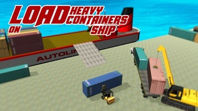 Emulate iPhone app Crane Operator Simulator – Lift cargo containers & transport on heavy truck using MyAndroid