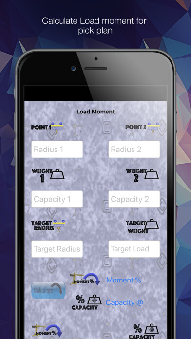 Emulate iPhone app Crane Pick Calculator using MyAndroid Emulate iPhone app Crane Pick Calculator using MyAndroid
