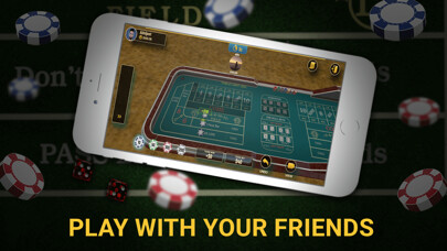 Emulate iPhone app Craps Live Casino using MyAndroid