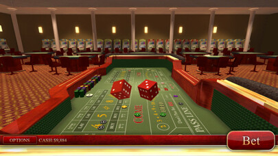 Emulate iPhone app Craps Master 3D using MyAndroid