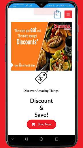 Run android online APK Crashedeal - Discover & Save from MyAndroid or emulate Crashedeal - Discover & Save using MyAndroid