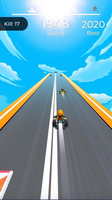 Emulate iPhone app Crash Kart using MyAndroid