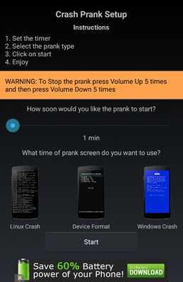 Emulate Android APK CrashPrank Emulate Android APK CrashPrank