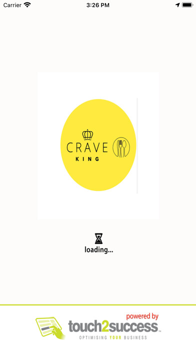 Emulate iPhone app Crave King Mansfield using MyAndroid