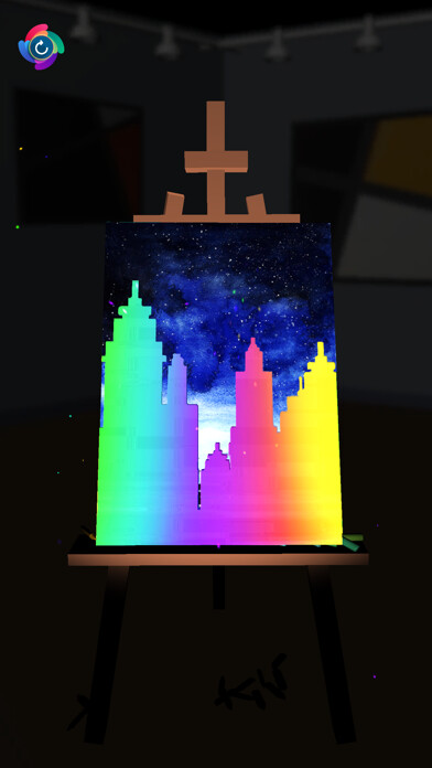 Emulate iPhone app Crayon Artist using MyAndroid