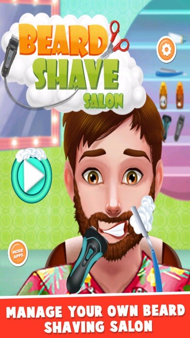 Emulate iPhone app Crazy Beard Shaving Salon using MyAndroid Emulate iPhone app Crazy Beard Shaving Salon using MyAndroid