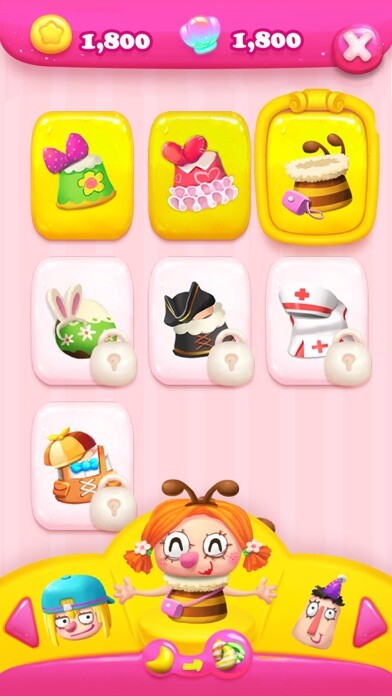 Emulate iPhone app Crazy Candy Smash using MyAndroid