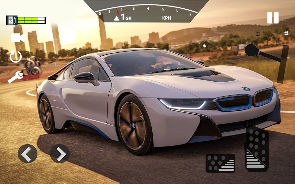 Run android online APK Crazy Car Driving Simulator i8 from MyAndroid or emulate Crazy Car Driving Simulator i8 using MyAndroid