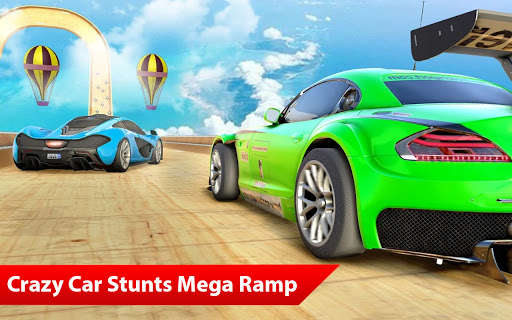 Run android online APK Crazy Car Stunts Mega Ramp Stunt Car Racing 2021 from MyAndroid or emulate Crazy Car Stunts Mega Ramp Stunt Car Racing 2021 using MyAndroid