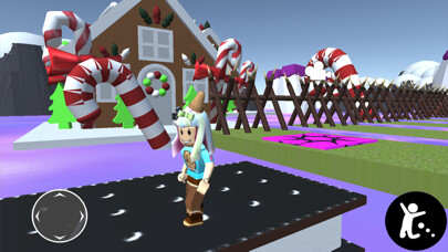 Emulate iPhone app Crazy cookie swirl candy land using MyAndroid