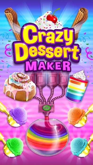 Emulate iPhone app Crazy Dessert Maker using MyAndroid