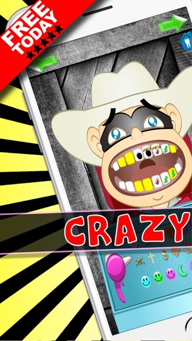 Emulate iPhone app Crazy Doctor And Dentist Salon Games For Kids FREE using MyAndroid