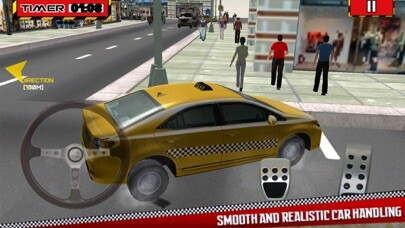 Emulate iPhone app Crazy Driver Taxi Duty using MyAndroid