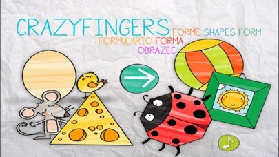 Emulate iPhone app Crazyfingers Shapes using MyAndroid
