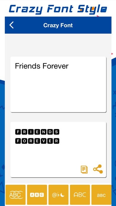 Emulate iPhone app Crazy Font Style using MyAndroid Emulate iPhone app Crazy Font Style using MyAndroid