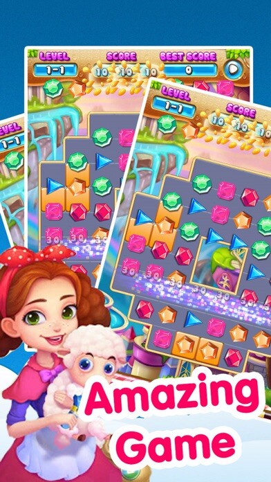 Emulate iPhone app Crazy Gems Clash using MyAndroid