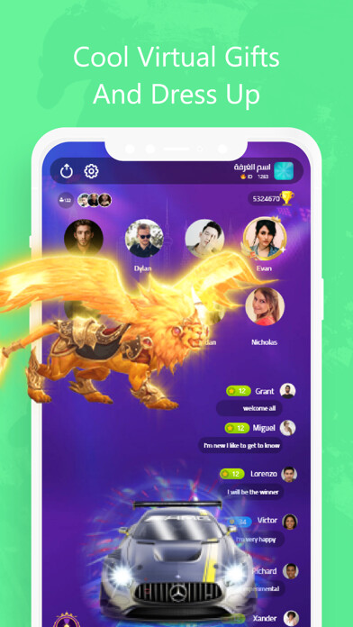 Emulate iPhone app Crazy Group Voice Chat Room using MyAndroid Emulate iPhone app Crazy Group Voice Chat Room using MyAndroid