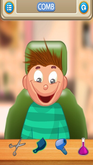Emulate iPhone app Crazy Hair Salon using MyAndroid Emulate iPhone app Crazy Hair Salon using MyAndroid