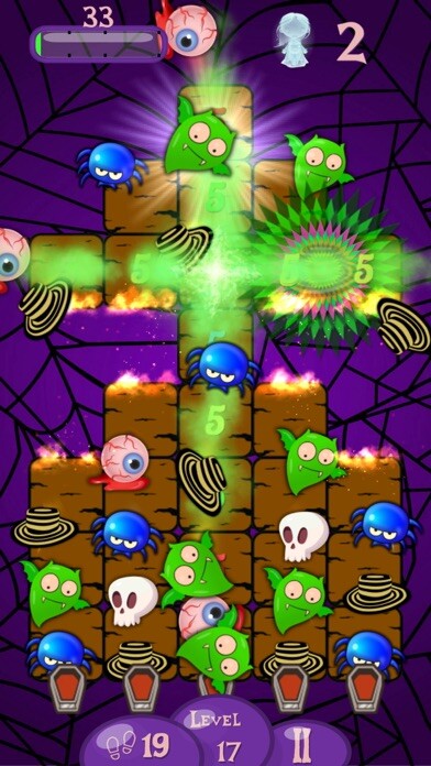 Emulate iPhone app Crazy Halloween Lite using MyAndroid