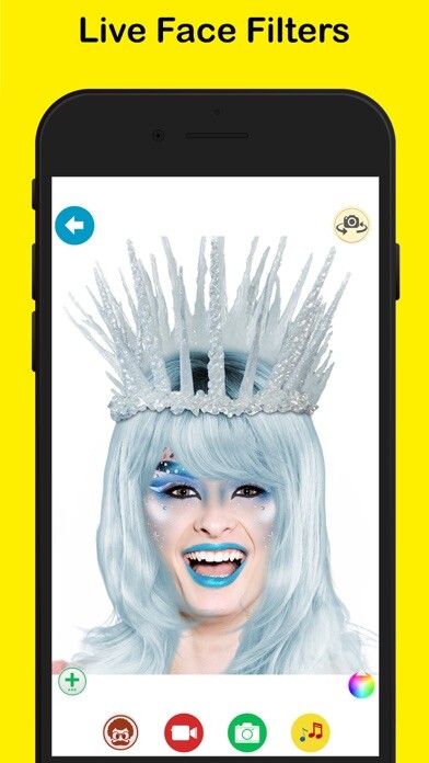 Emulate iPhone app Crazy Helium Funny Face Voice using MyAndroid