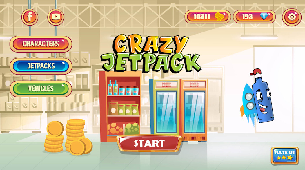 Run android online APK Crazy Jetpack from MyAndroid or emulate Crazy Jetpack using MyAndroid