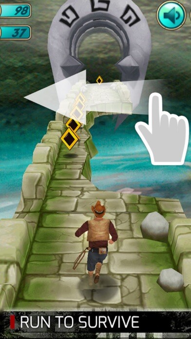 Emulate iPhone app Crazy Jungle Run Endless using MyAndroid