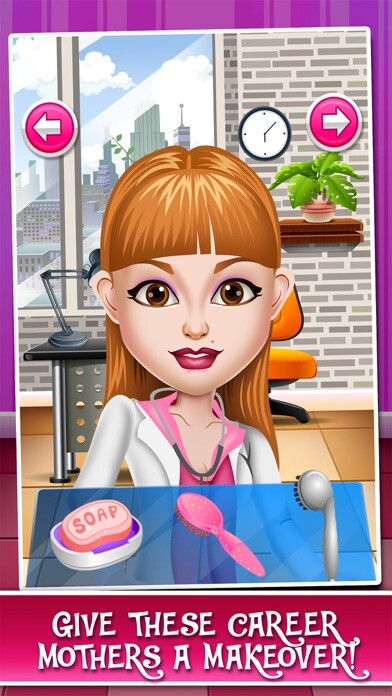 Emulate iPhone app Crazy Nail & Hair Party Salon - Girls Dressup, Makeup, and Spa Makeover Games 2 using MyAndroid