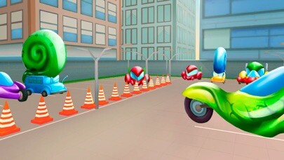Emulate iPhone app Crazy Parking Auto 3D using MyAndroid