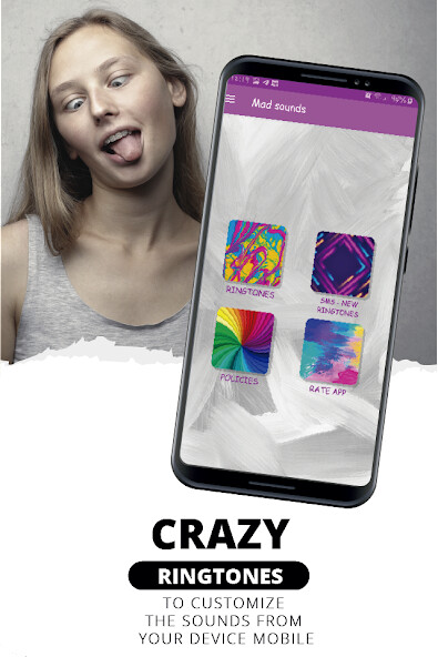 Run android online APK crazy ringtones, crazy sounds from MyAndroid or emulate crazy ringtones, crazy sounds using MyAndroid