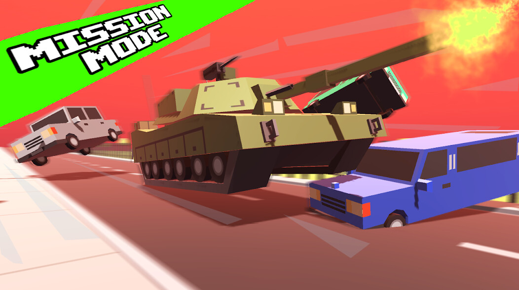 Run android online APK Crazy Road: Tank Rampage from MyAndroid or emulate Crazy Road: Tank Rampage using MyAndroid