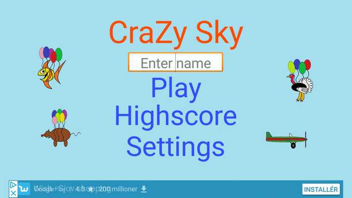 Emulate Android APK Crazy Sky Emulate Android APK Crazy Sky