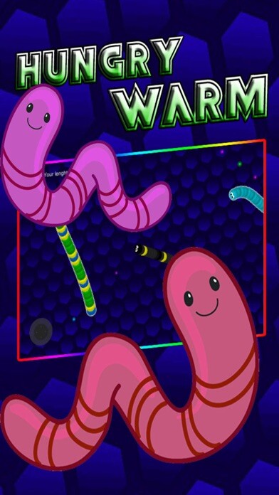 Emulate iPhone app Crazy Snake Eat Color  - Worm for Fun Free Games using MyAndroid