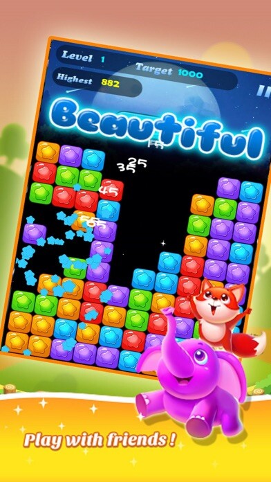 Emulate iPhone app Crazy Star Pop Magic using MyAndroid